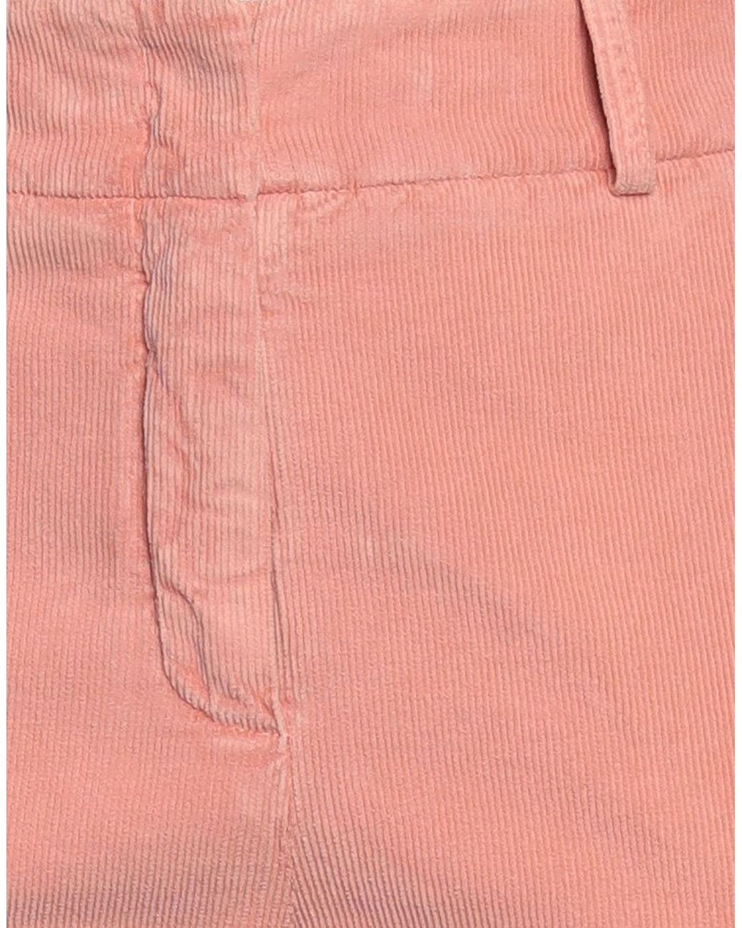 Peserico Pink Pants Cotton, Elastane