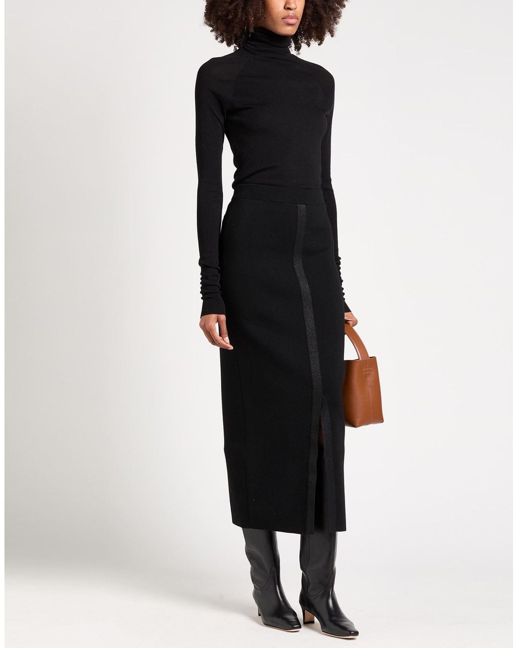 Dorothee Schumacher Black Midi Skirts