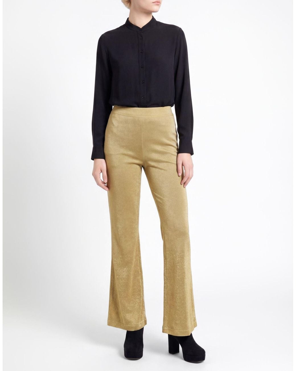 Missoni Natural Pants Viscose, Metallic Fiber