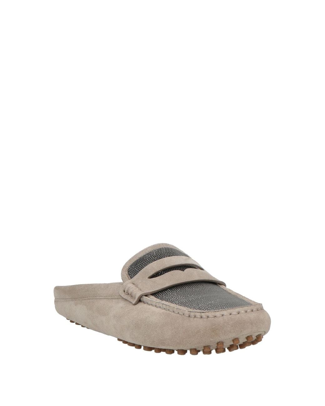 Brunello Cucinelli White Mules & Clogs Leather