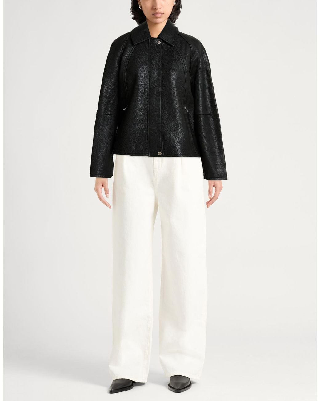 Samsøe & Samsøe Black Jacket Lambskin