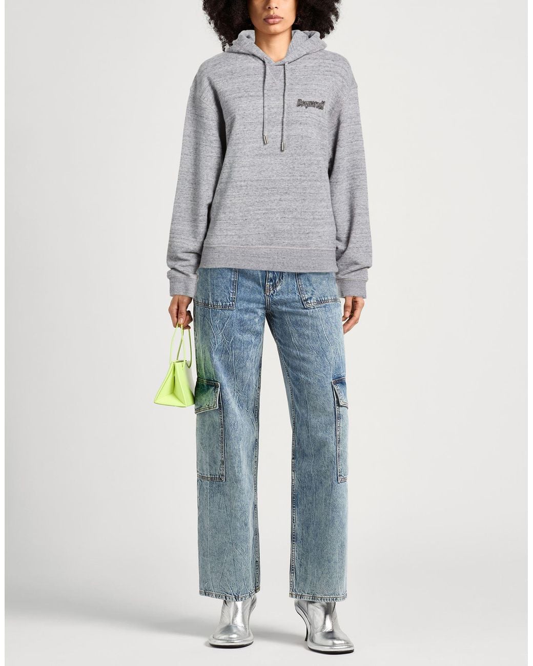 DSquared² Gray Sweatshirt Cotton