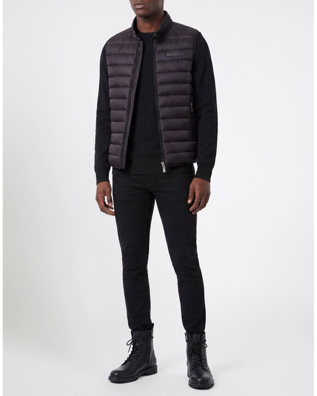 John Richmond Blue Vest Nylon for men