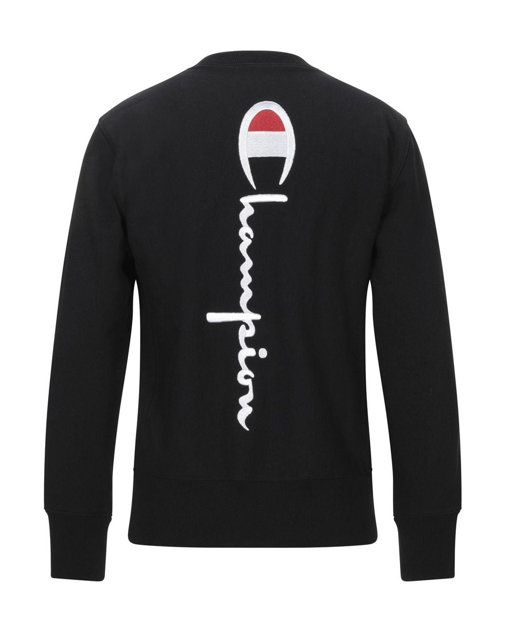 Champion Black Sweatshirt Cotton for men