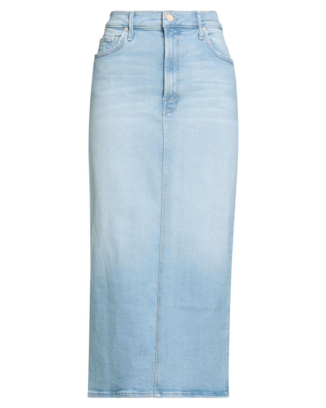 Mother Blue Denim Skirt