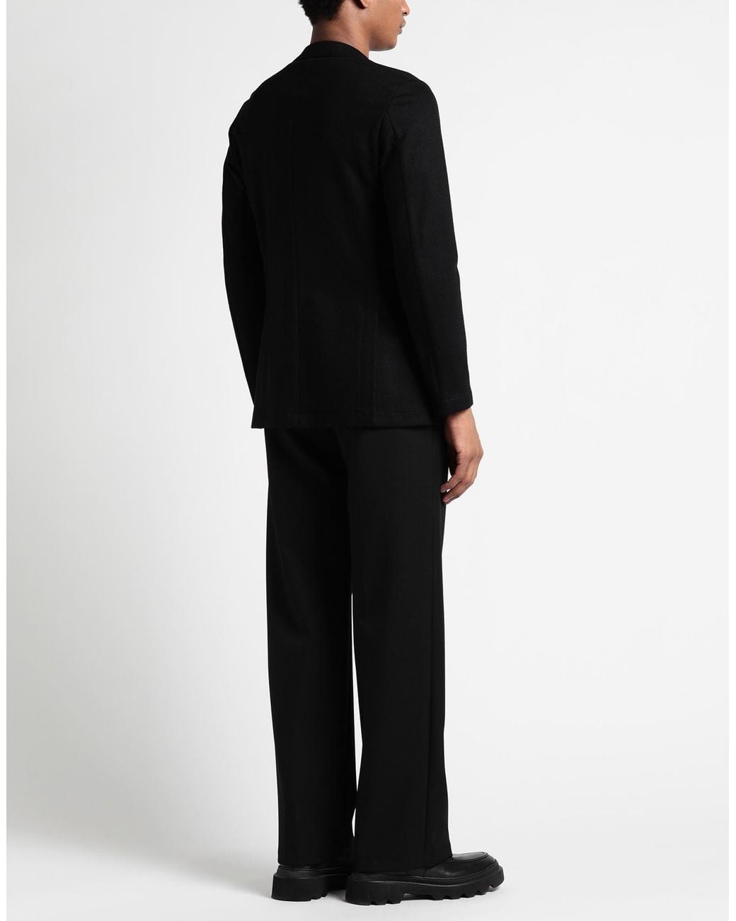 Boglioli Black Blazer Virgin Wool for men
