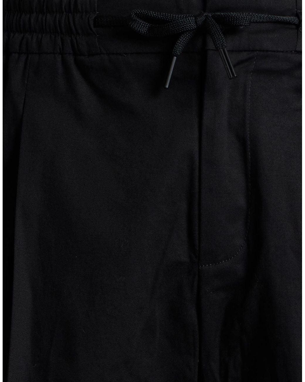 Hōsio Black Shorts & Bermuda Shorts Cotton, Elastane for men