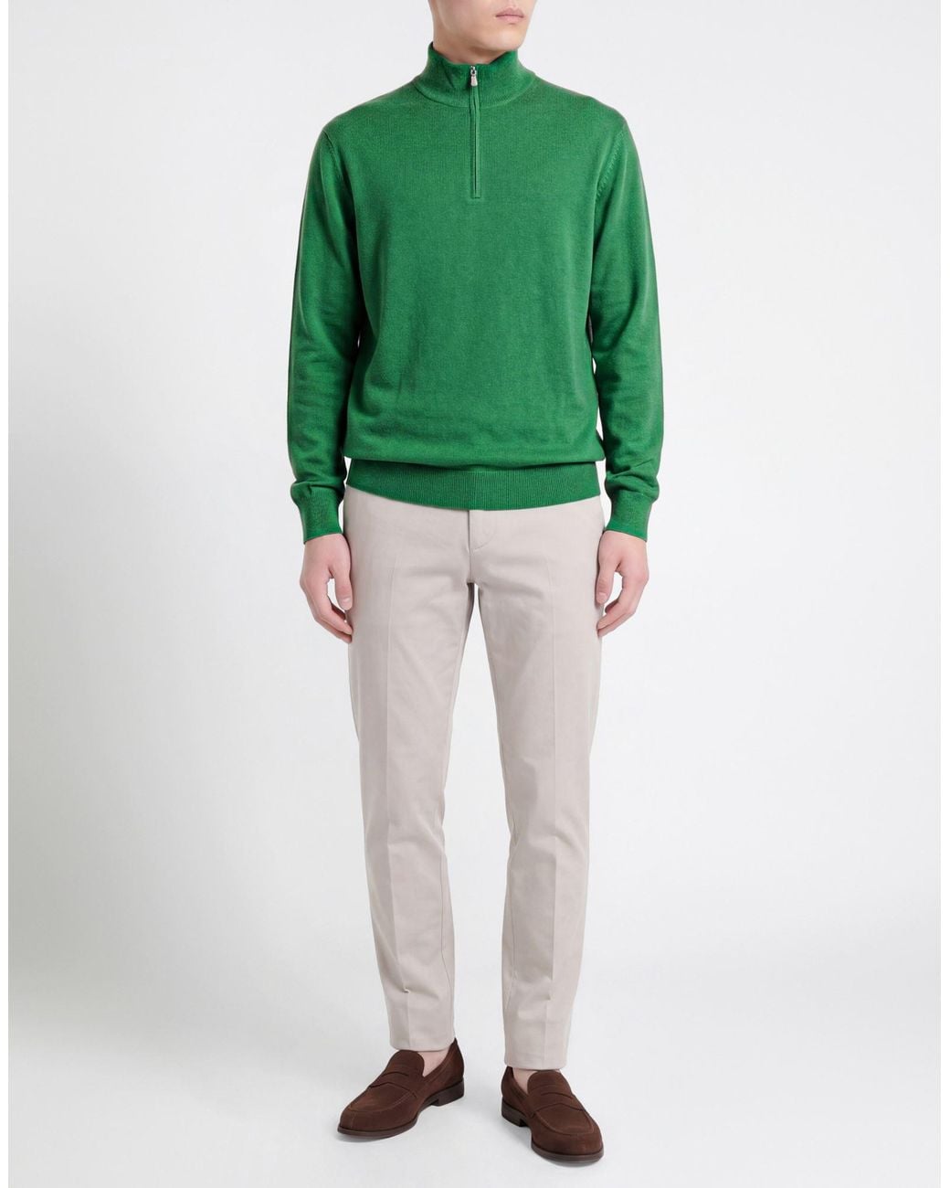 Gran Sasso Green Sweater Virgin Wool, Viscose for men