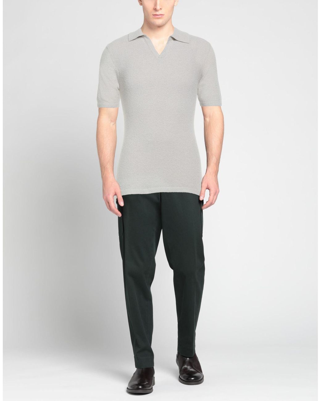 Rossopuro Gray Jumper for men