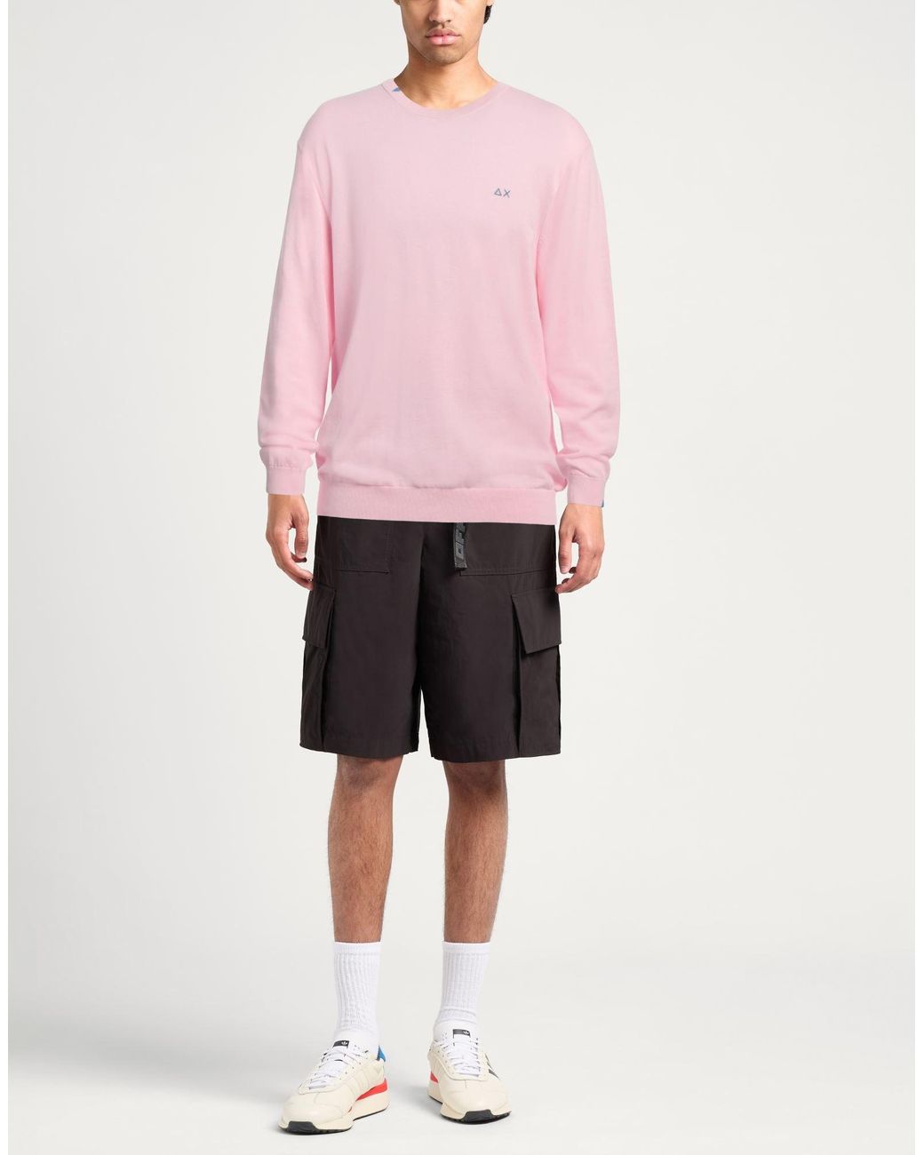 Sun 68 Pink Jumper for men