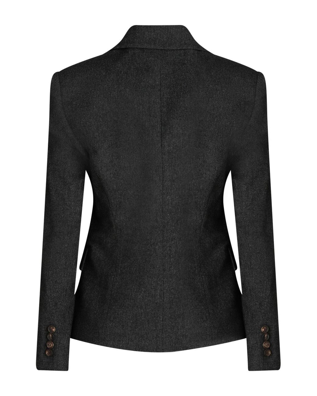 Brunello Cucinelli Black Lead Blazer Virgin Wool, Viscose, Polyester, Polyamide, Elastane