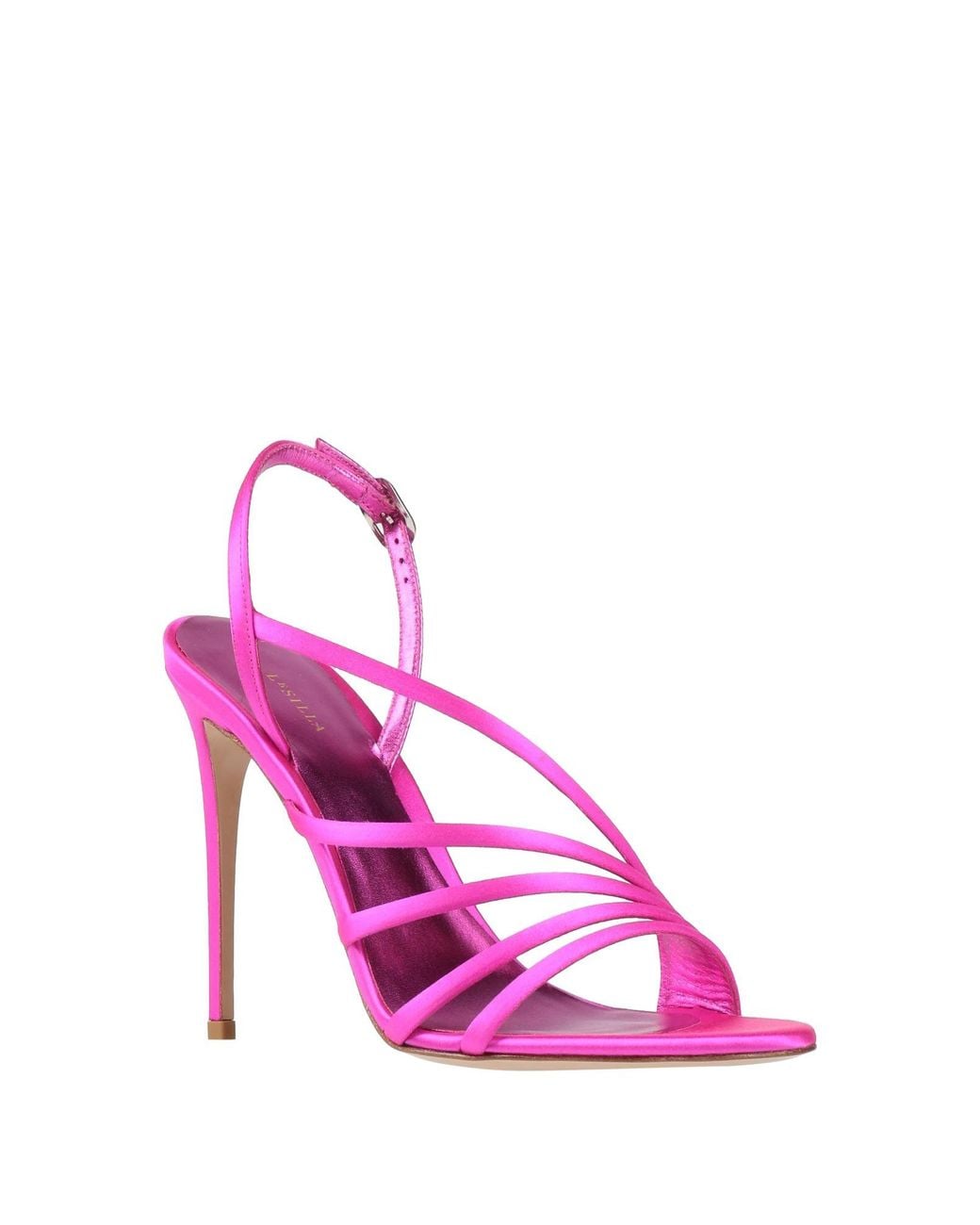 Le Silla Sandals In Pink Lyst le-silla-sandals-in-pink-lyst