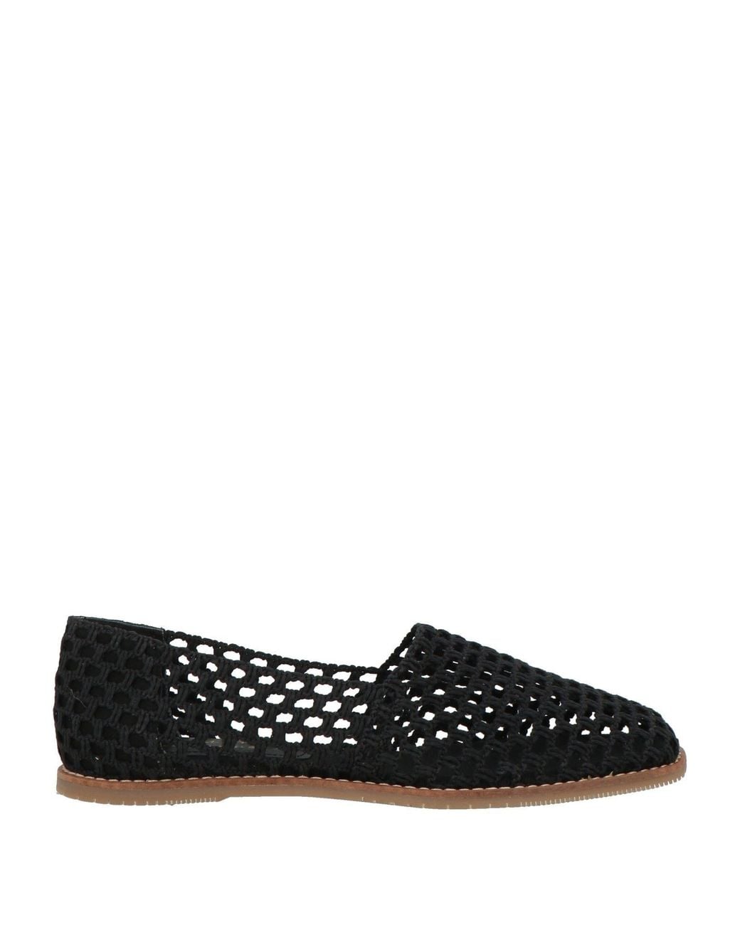 Palomitas By Paloma Barcelo' Black Ballet Flats Textile Fibers