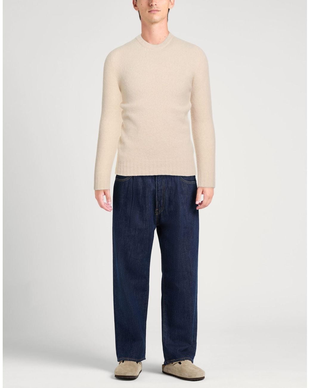 Alpha Studio Natural Sweater Wool, Polyamide, Cashmere, Elastane for men