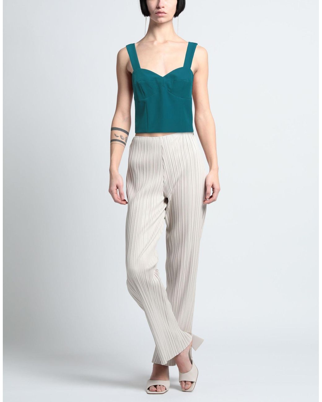Rebel Queen Blue Top Polyester, Elastane