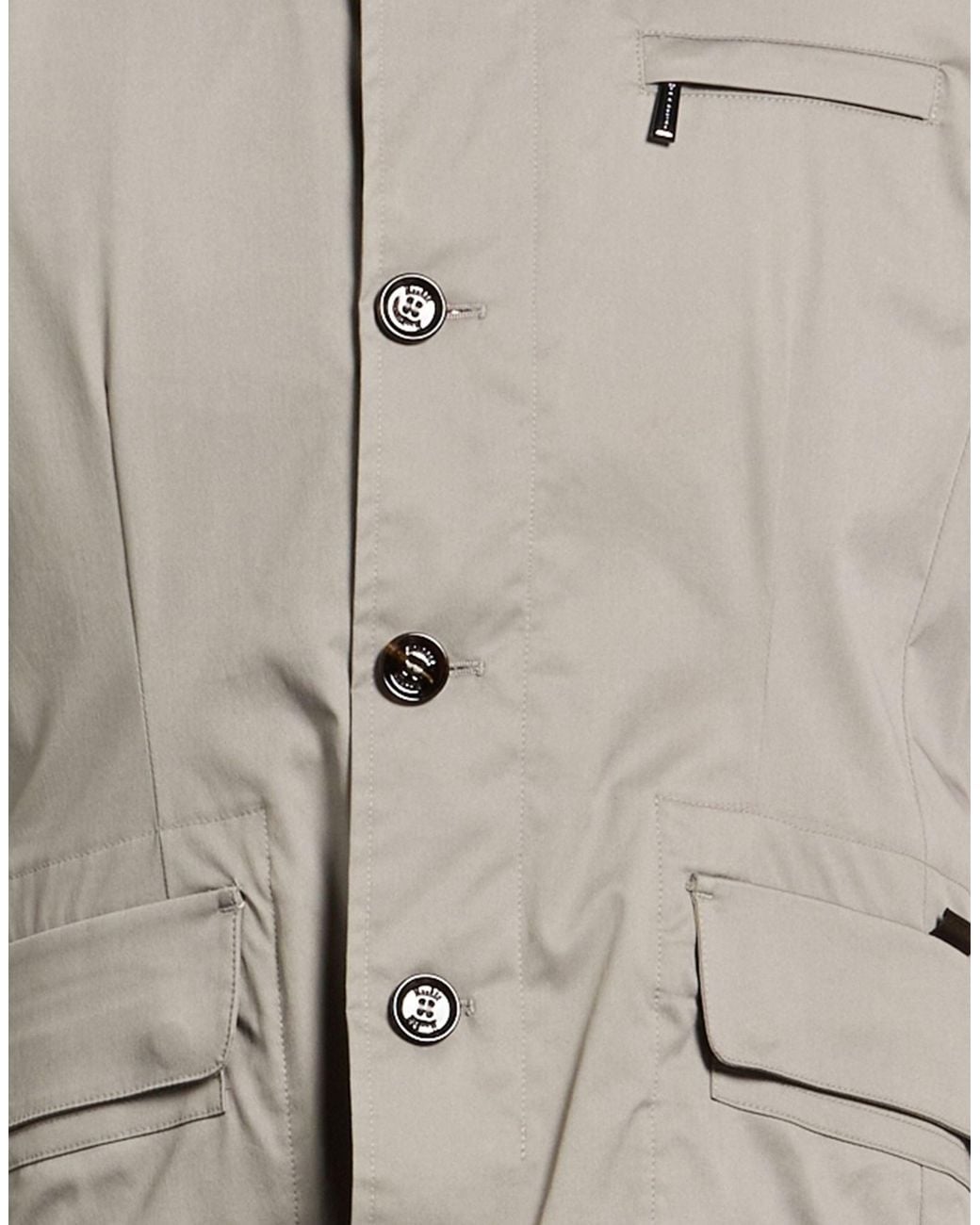 Moorer Gray Jacket Cotton, Polyamide, Elastane for men