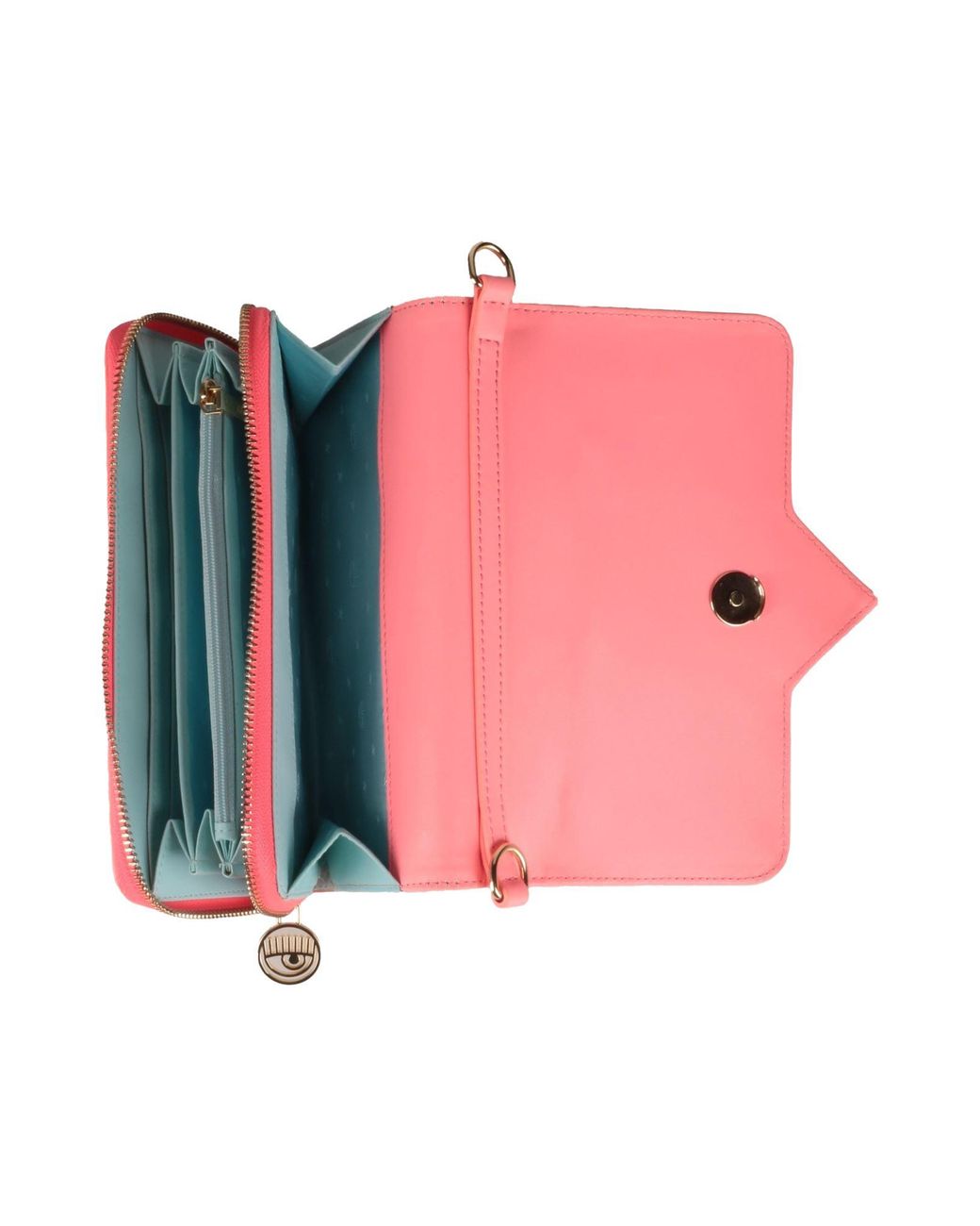Chiara Ferragni Pink Crossbody Wallet