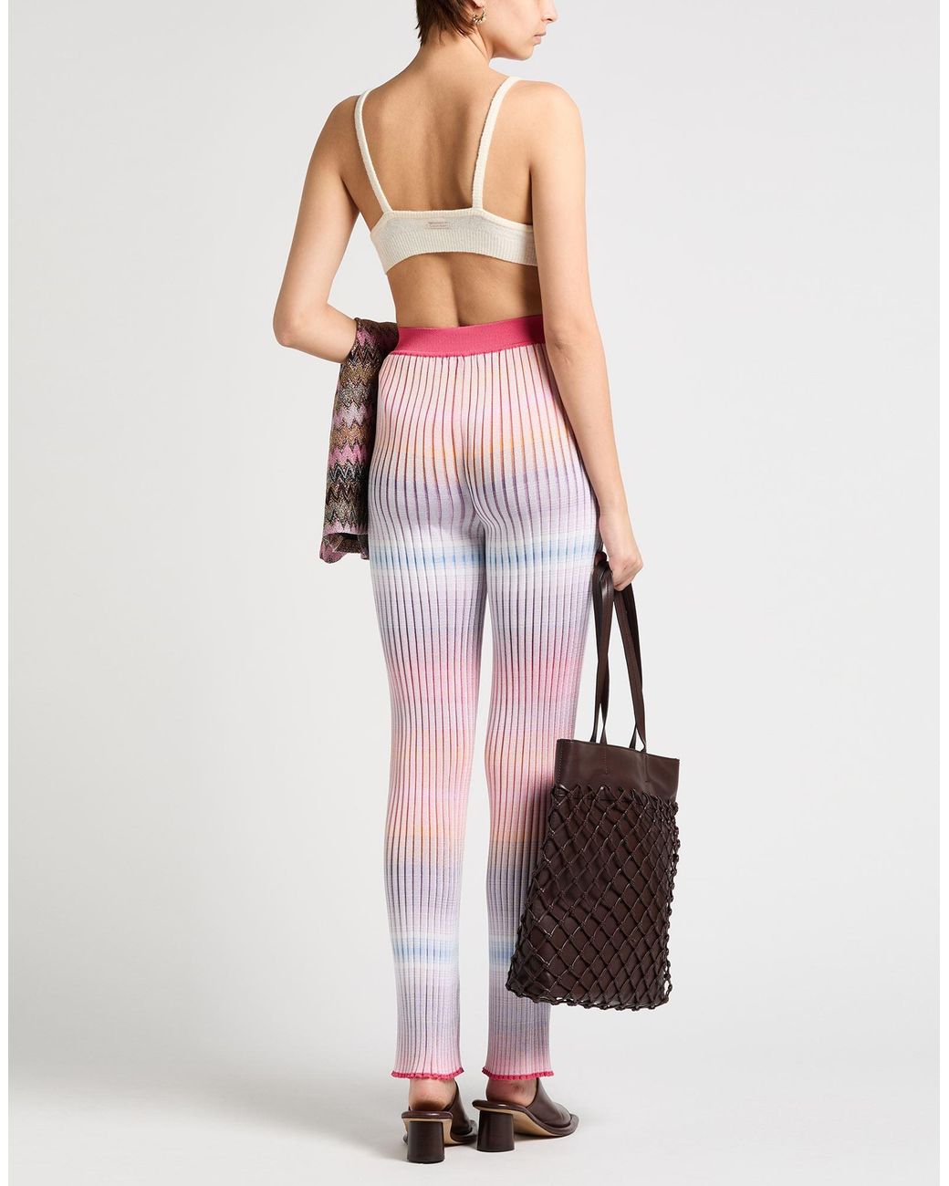 Missoni Pink Pants Viscose