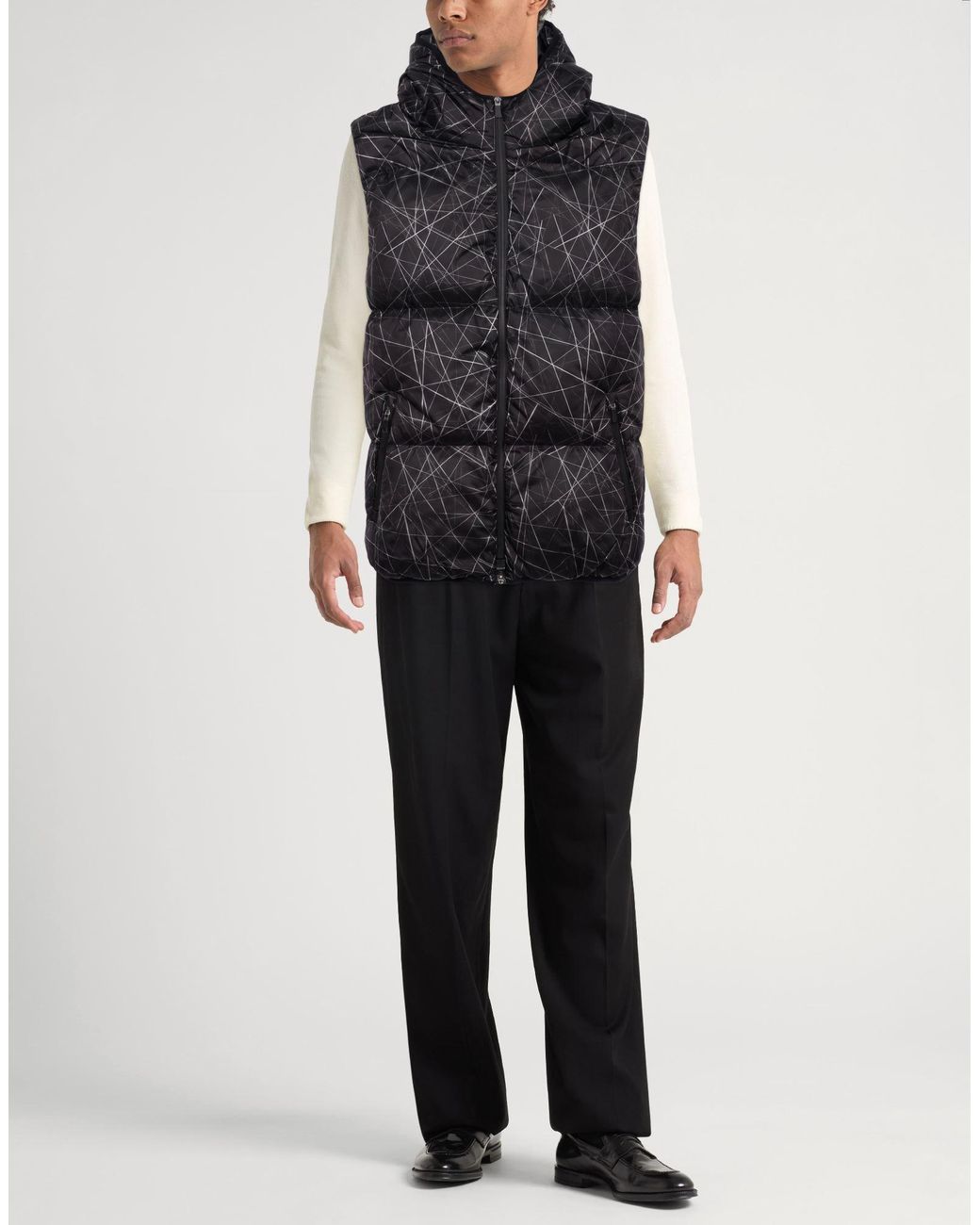 Chompa Sin Mangas Herno de hombre de color Black