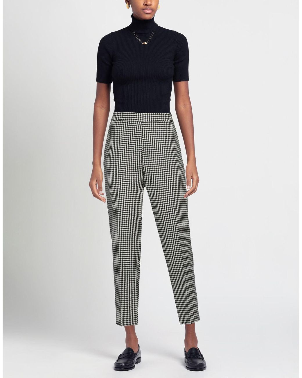 Douuod Gray Pants Virgin Wool