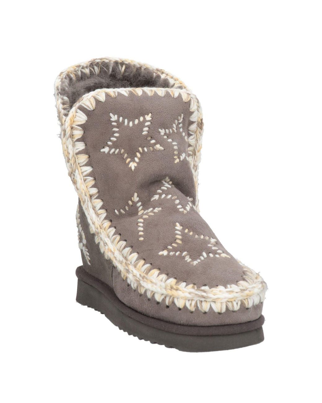 Mou Gray Ankle Boots