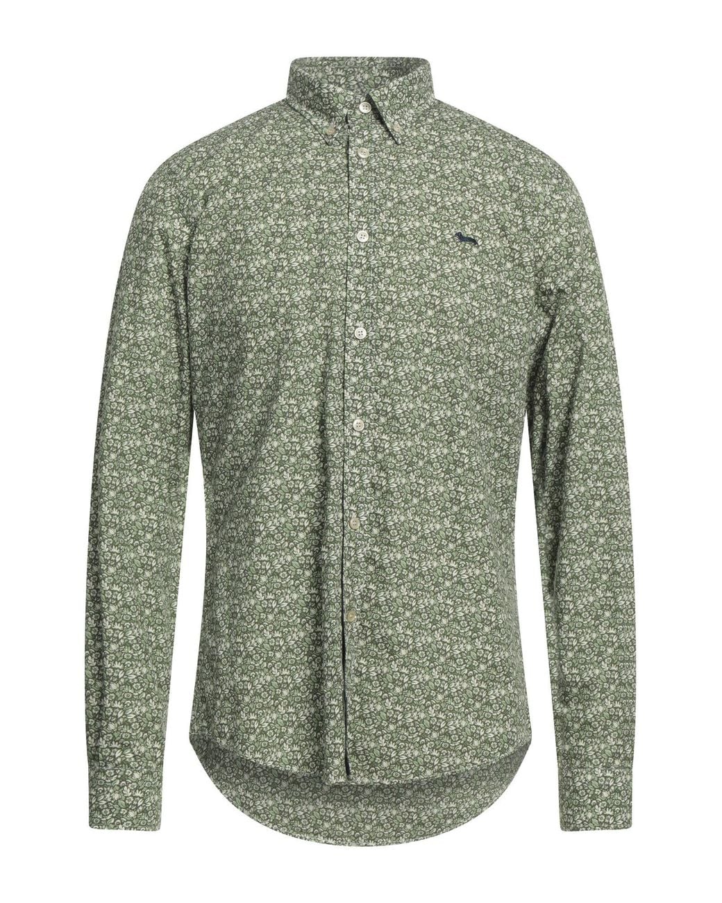 Camicia di Harmont & Blaine in Green da Uomo