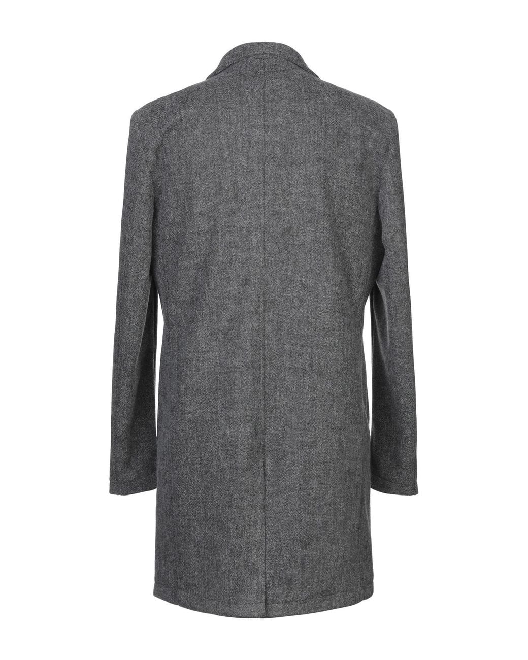 Daniele Alessandrini Gray Coat Polyester for men