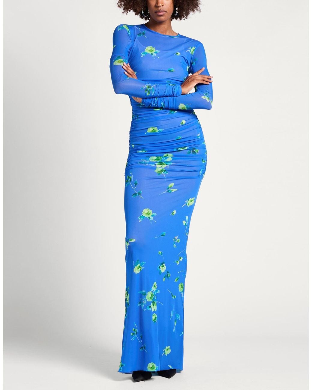 Blumarine Blue Maxi Dress