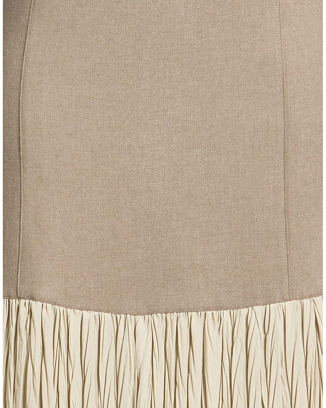 Alysi Natural Chocolat Maxi Dress Viscose, Wool, Polyester, Elastane