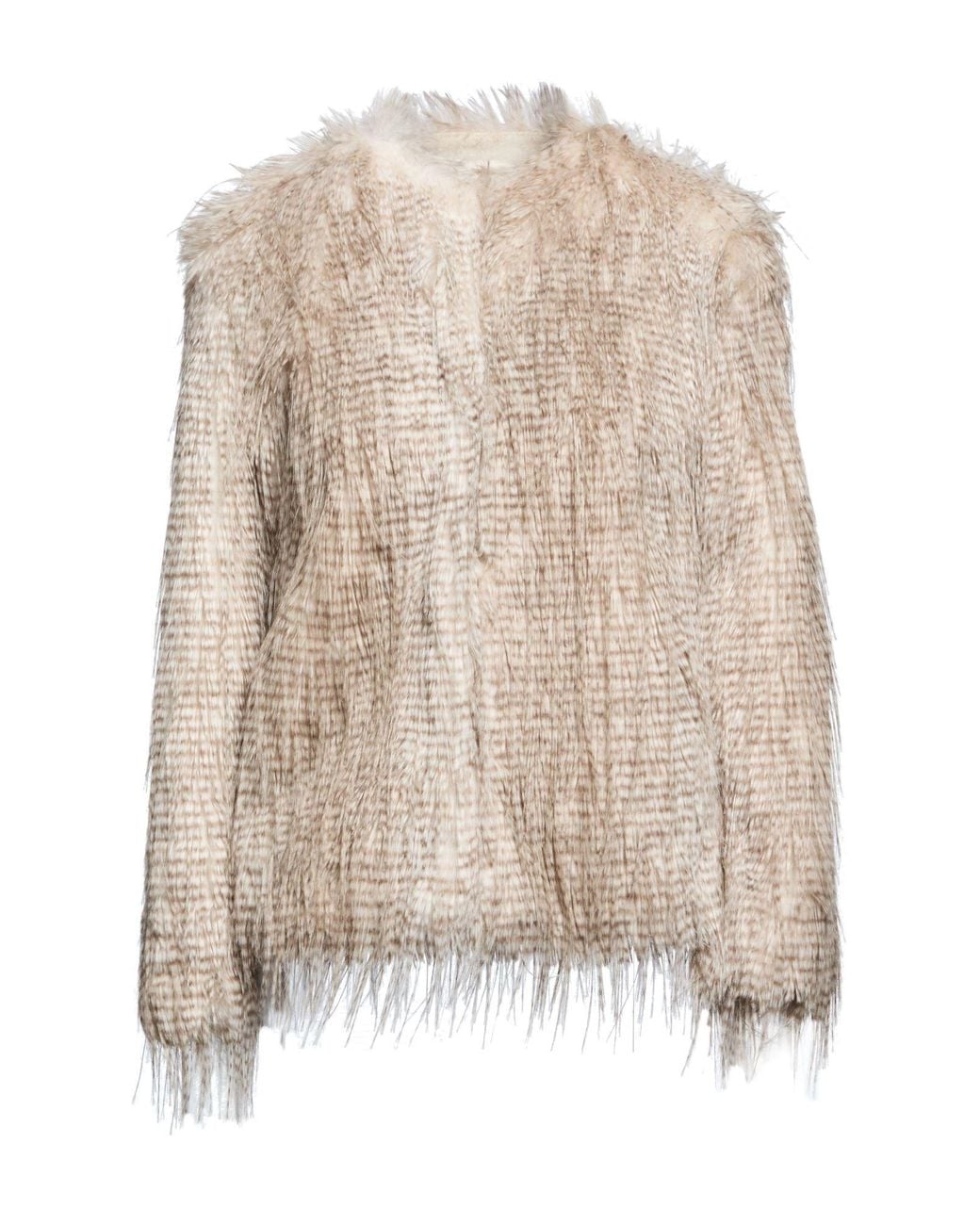 Twinset Natural Shearling & Teddy