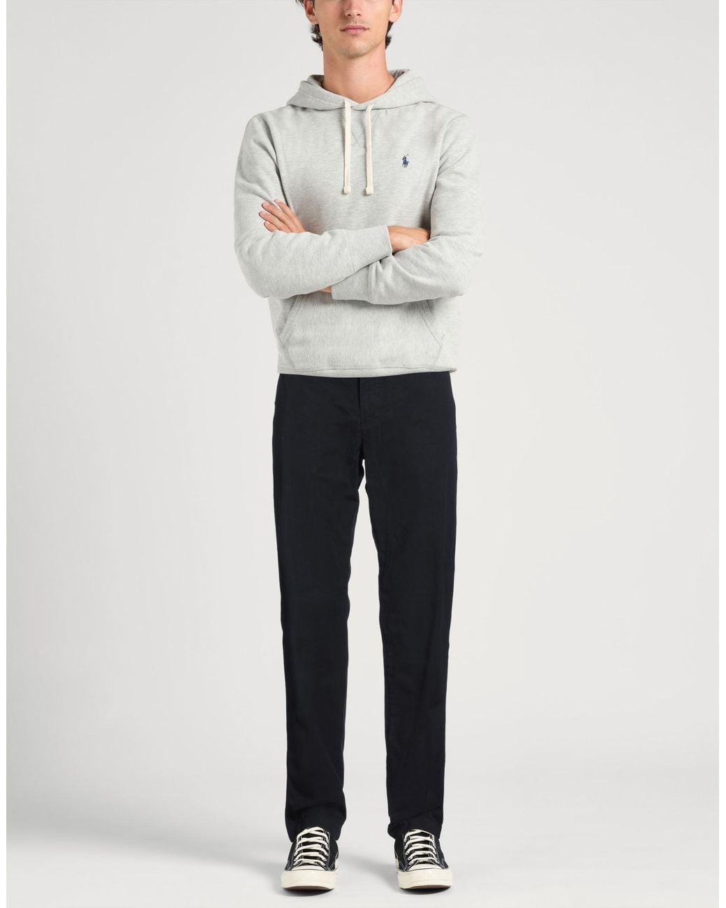 Alpha Studio Blue Trouser for men