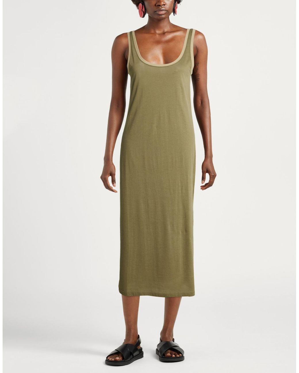 Robe Midi Alpha Studio en coloris Green