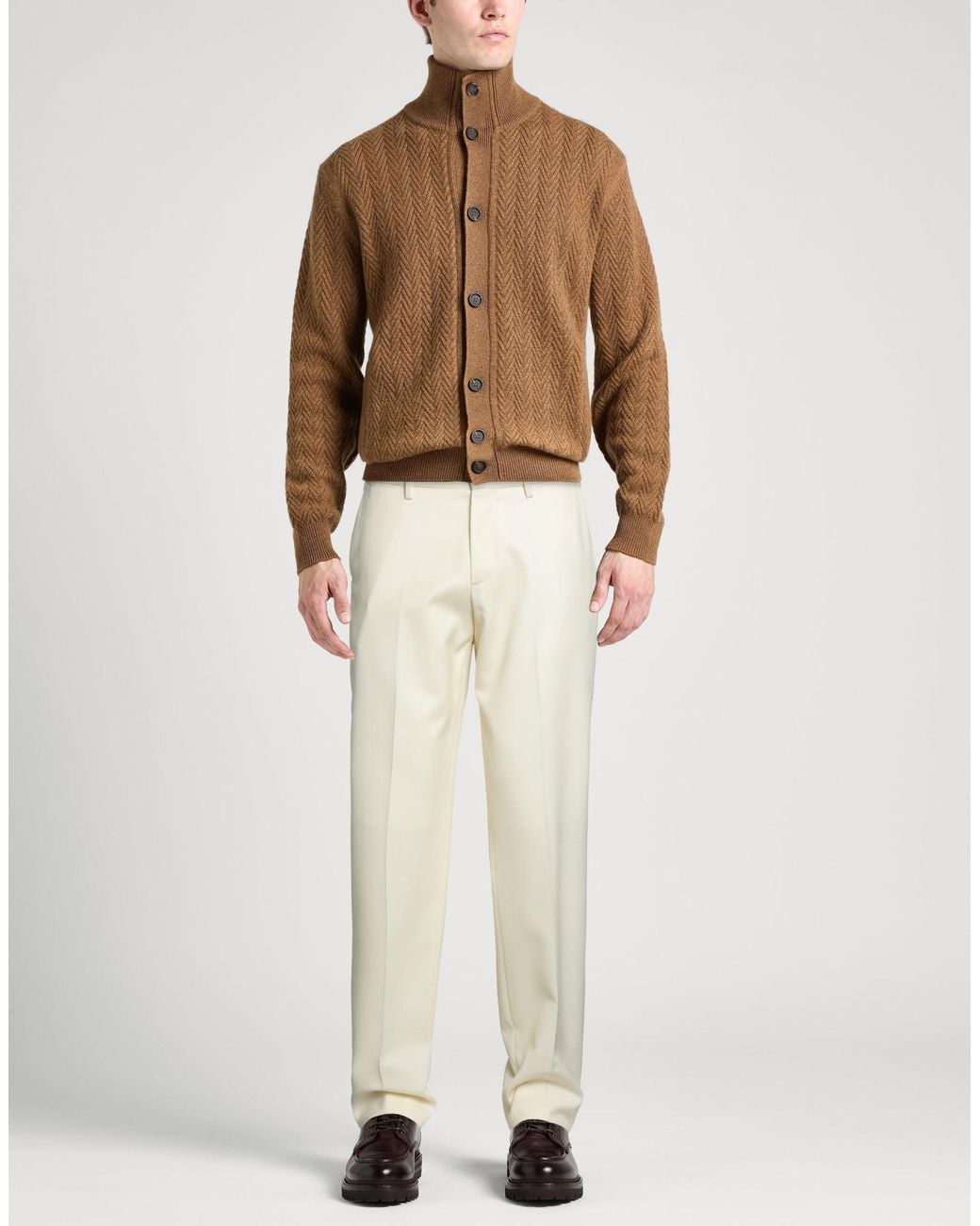 Lardini Natural Pants Wool for men