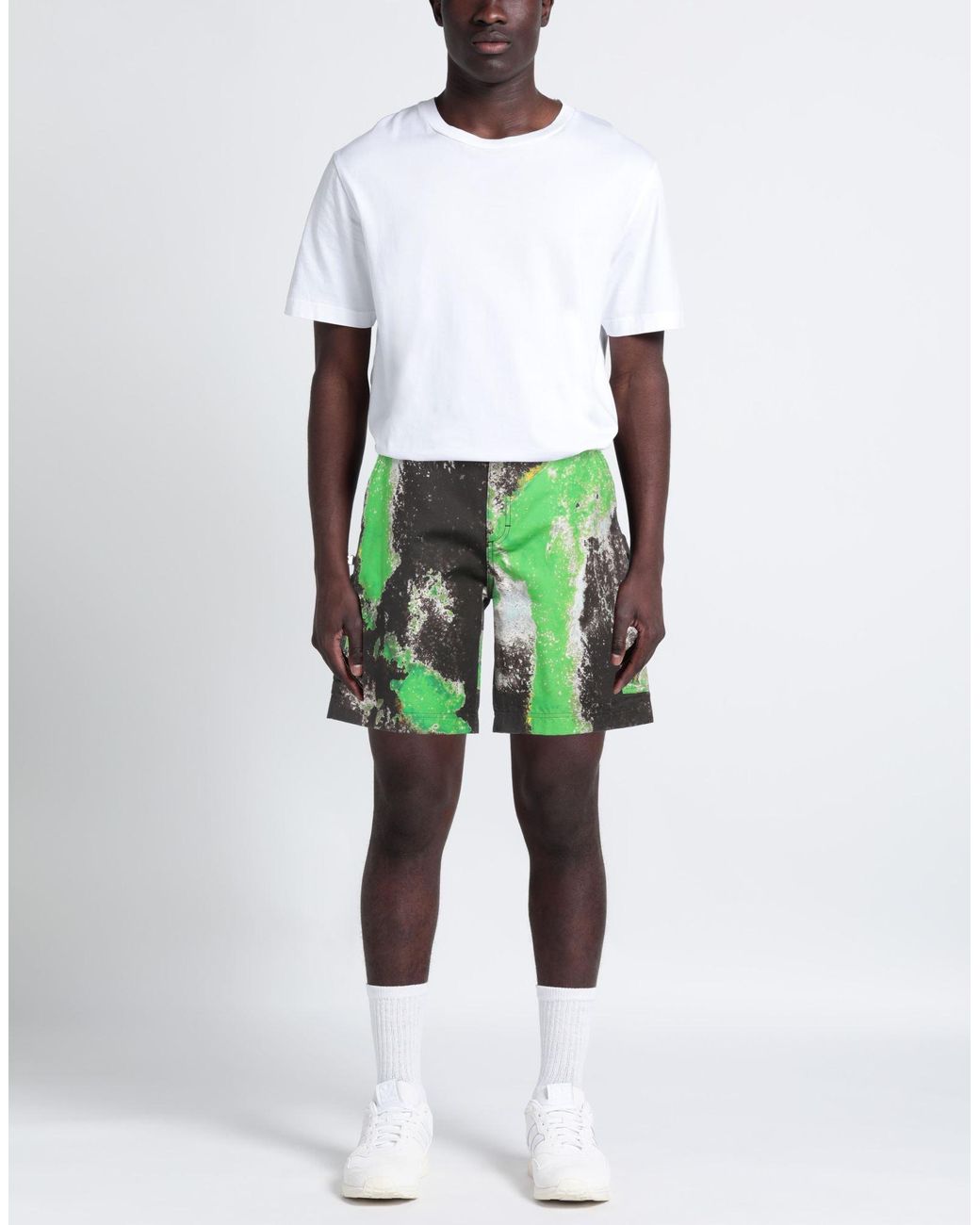 44 Label Group Green Shorts & Bermuda Shorts Cotton for men