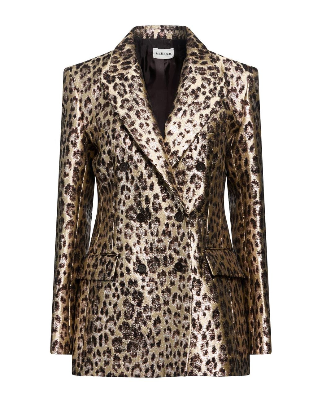 P.A.R.O.S.H. Metallic Blazer Cotton, Polyester, Metal, Polyamide