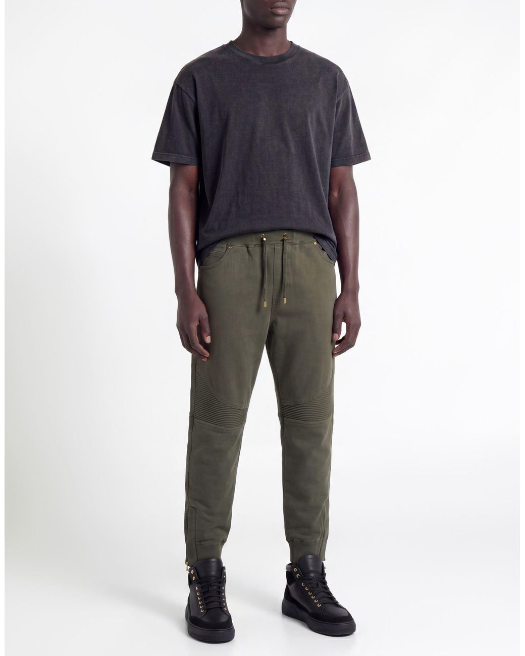 Balmain Green Trouser for men