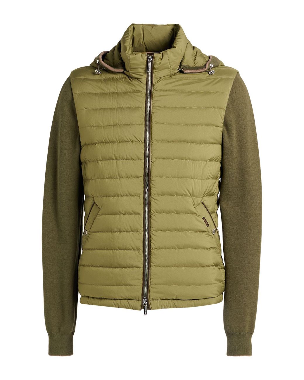 Moorer Green Military Puffer Polyamide for men