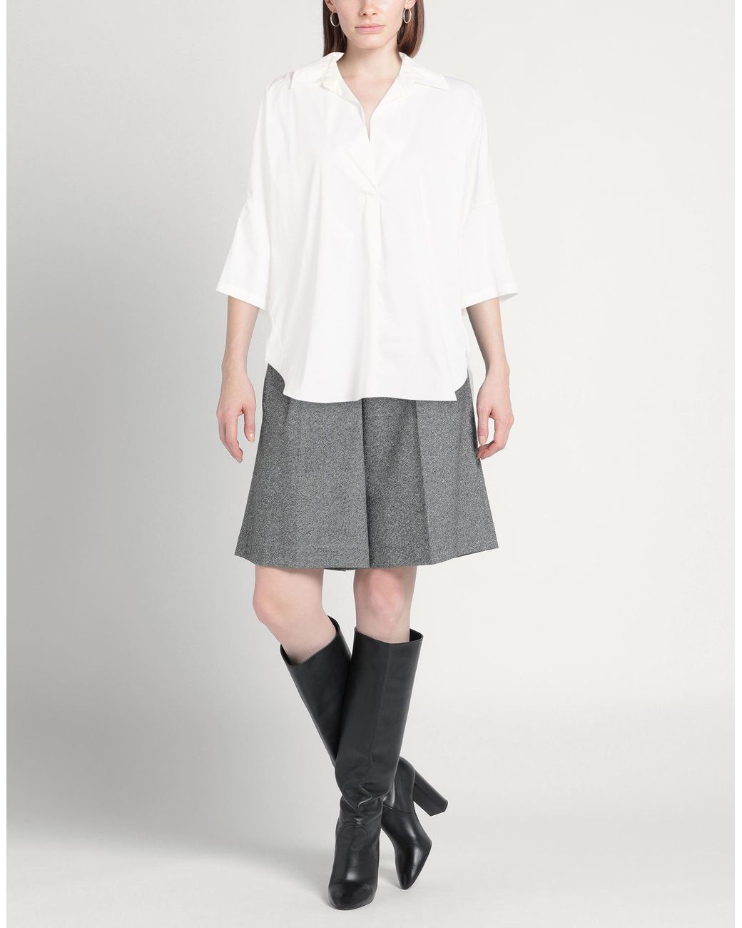 BLUE BROTHERS White Top Cotton, Polyamide, Elastane