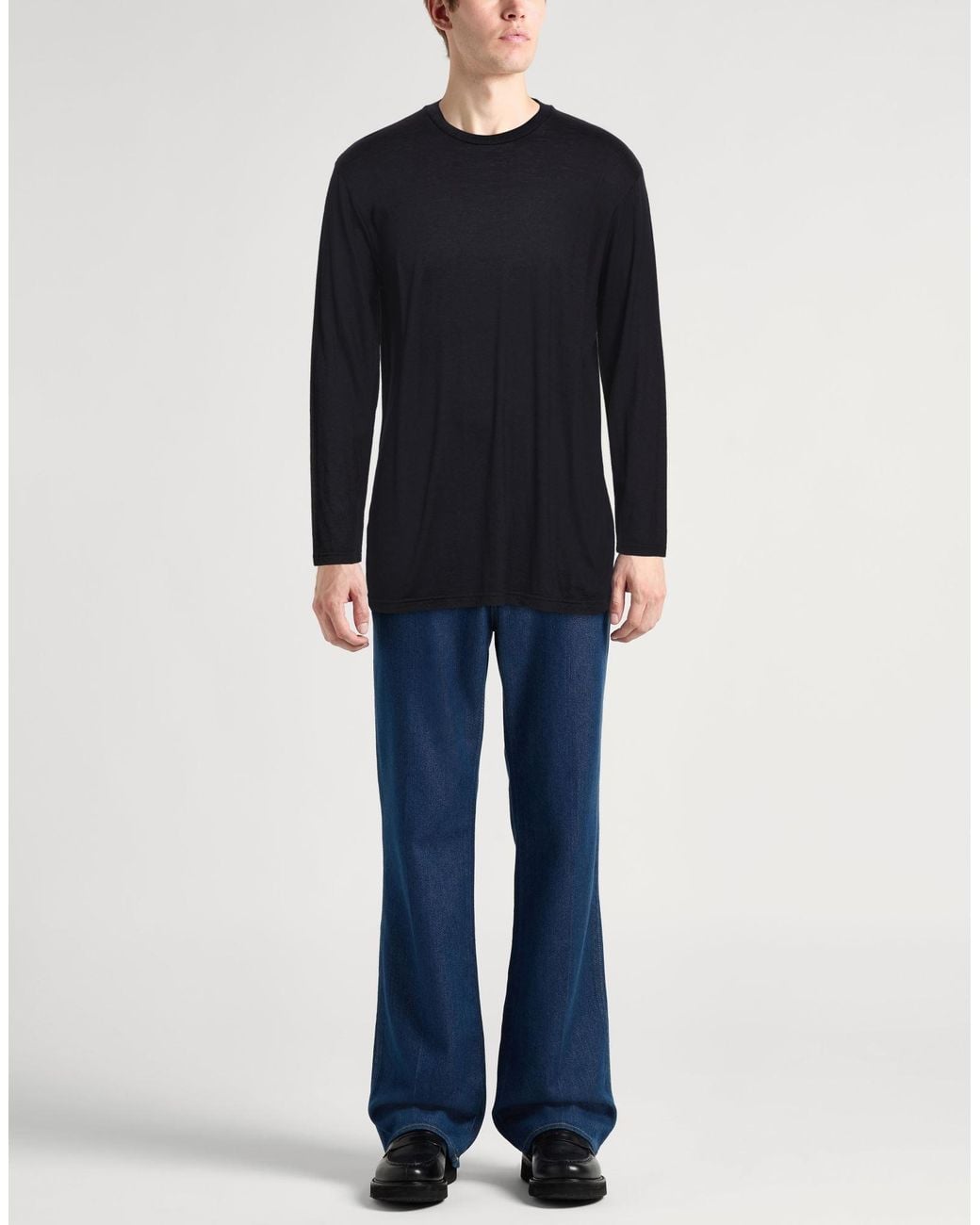 Crossley Blue Midnight Sweater Virgin Wool for men