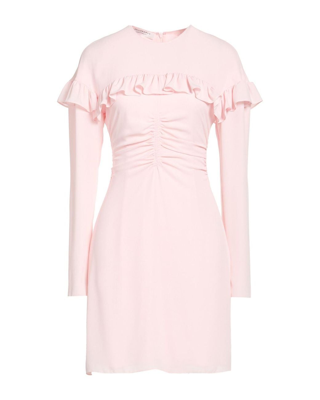 Philosophy Di Lorenzo Serafini Pink Mini Dress Polyester