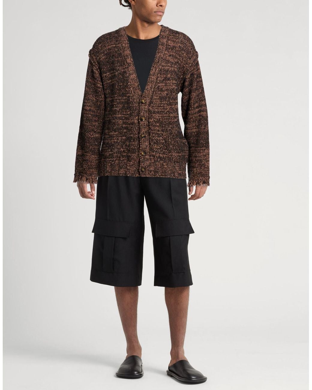 Laneus Brown Cardigan for men