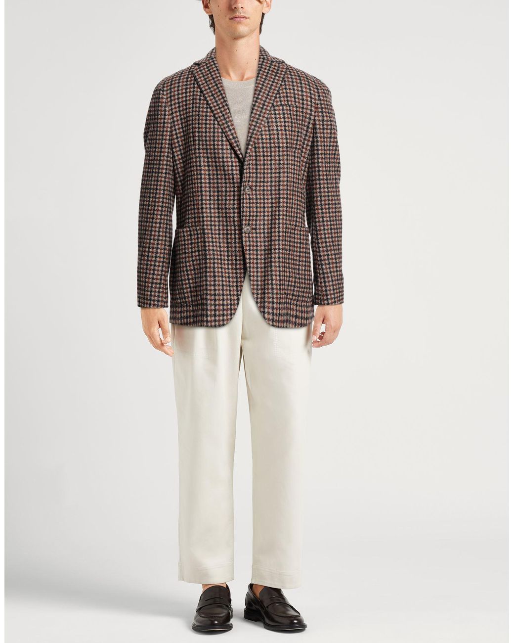 Blazer di Fedeli in Brown da Uomo