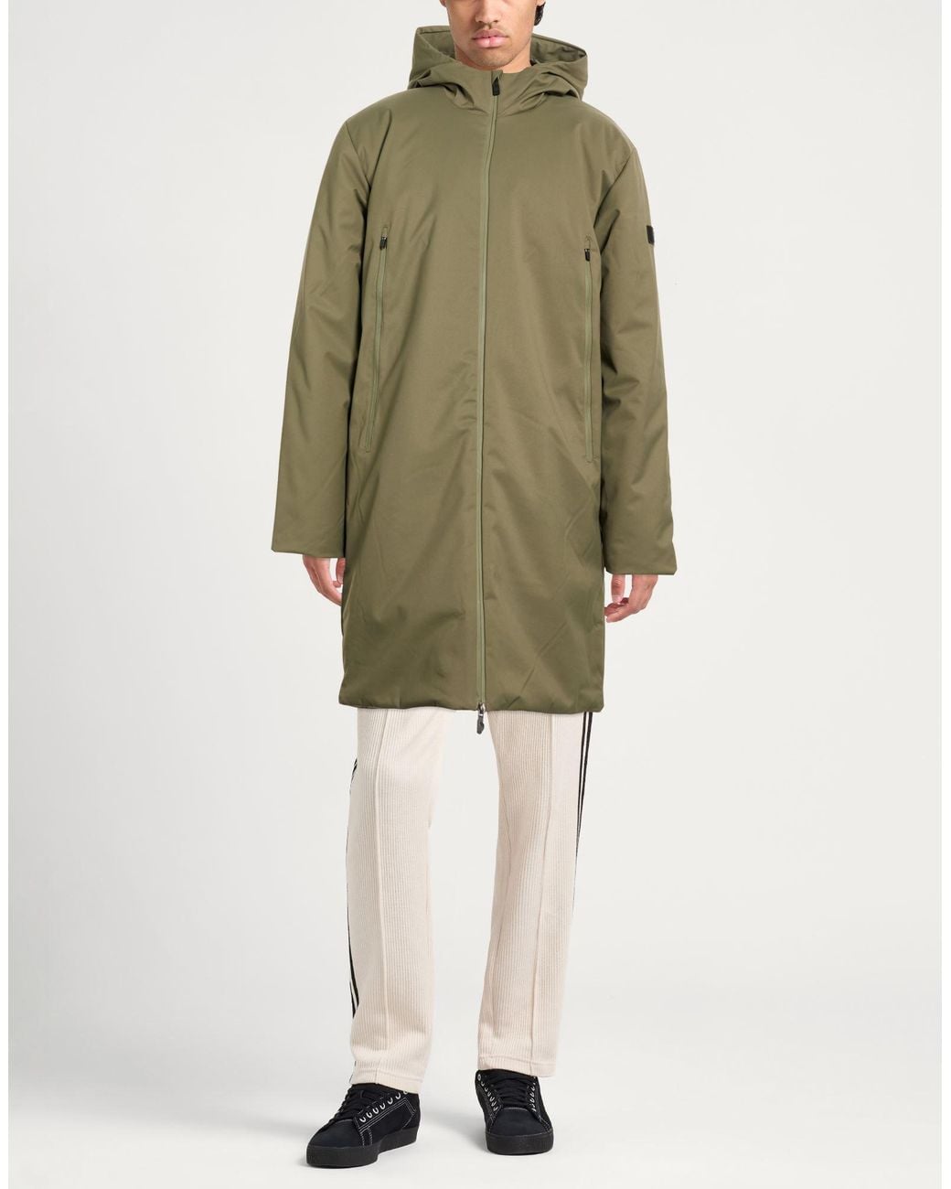 EA7 Green Coat for men