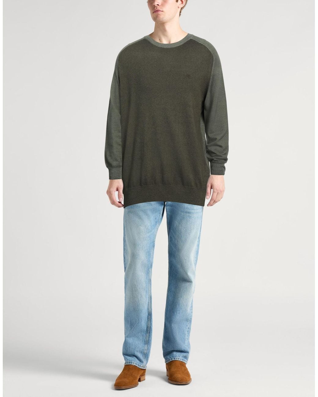 Etro Green Sweater for men