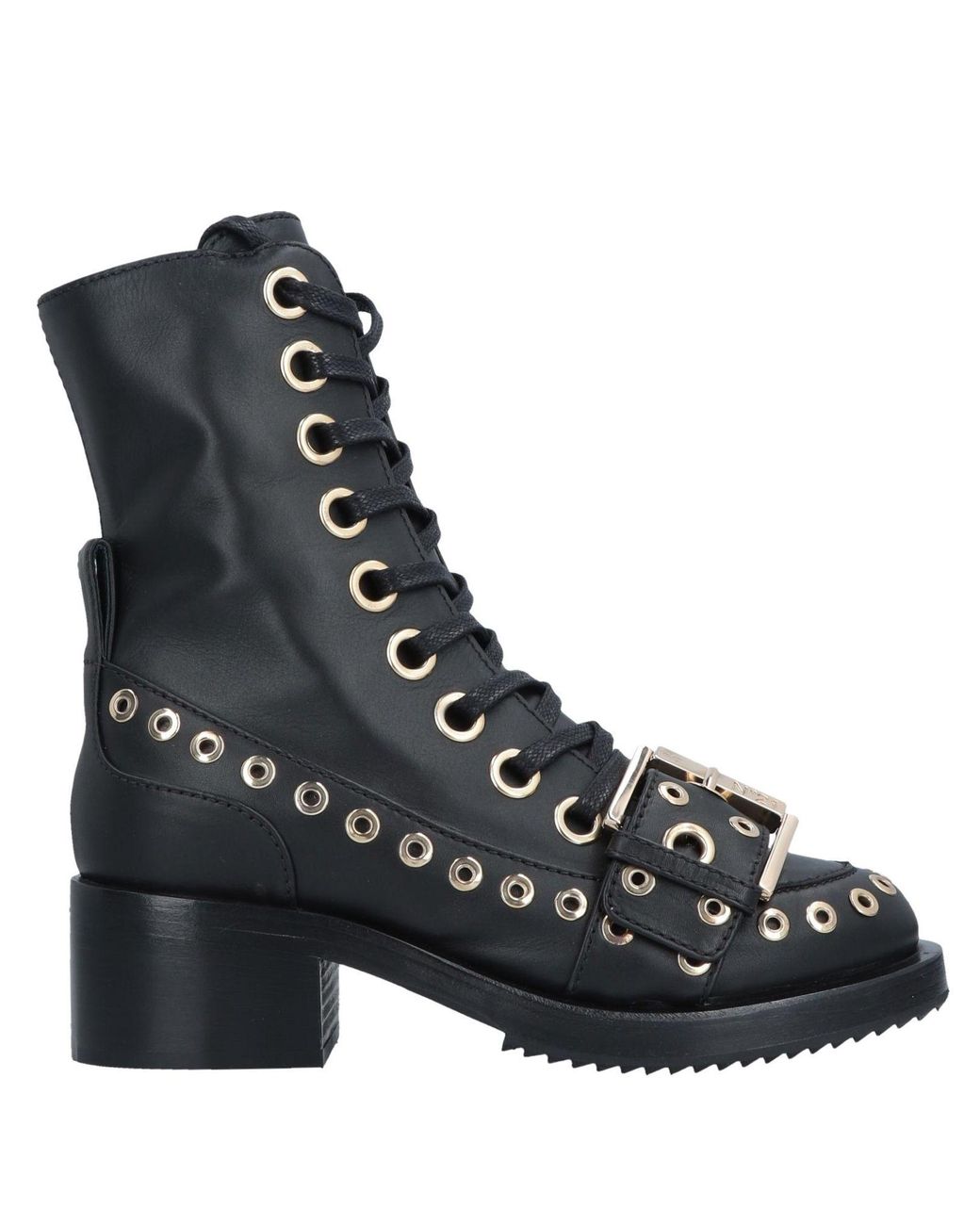 N°21 Leather Ankle Boots in Black - Lyst