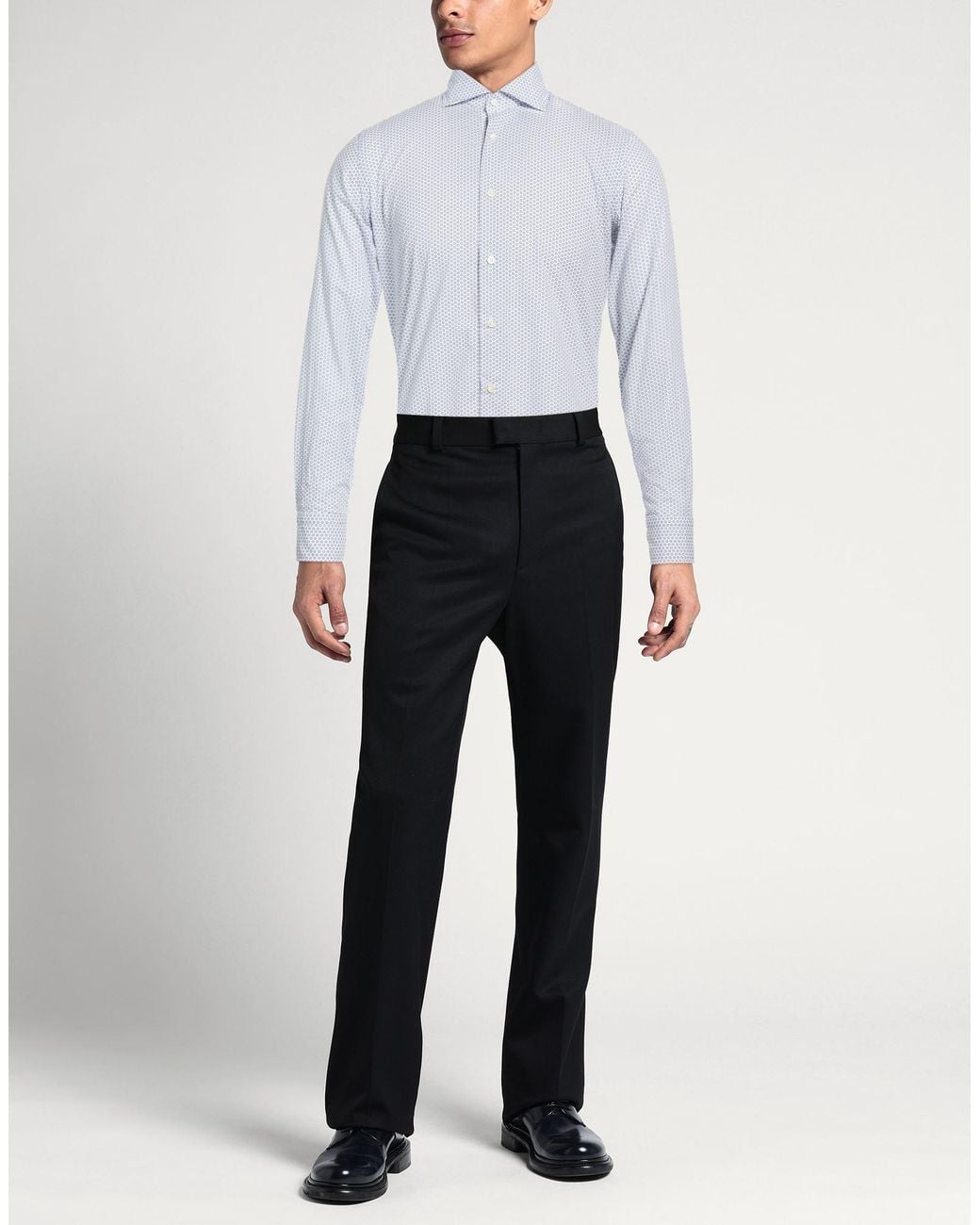 Agho White Shirt Cotton for men