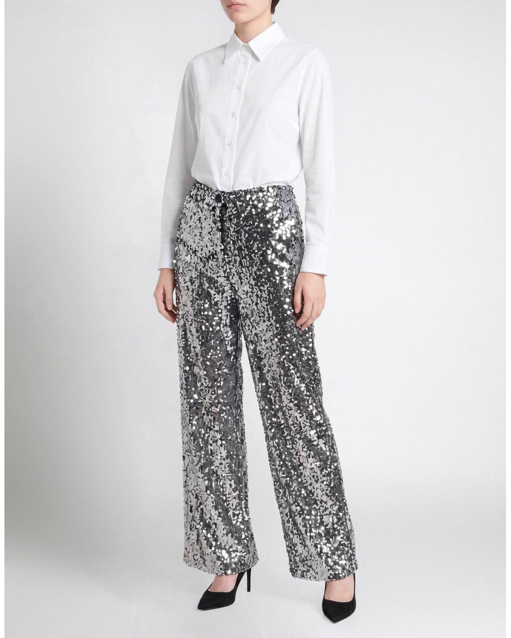 ViCOLO Gray Pants Polyester