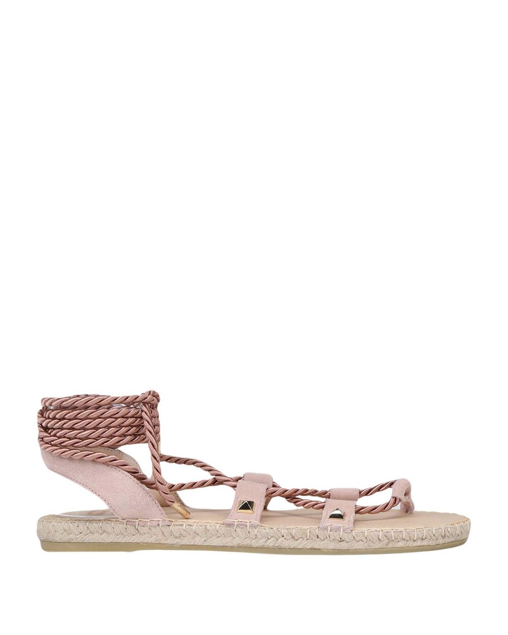 pink toe post sandals