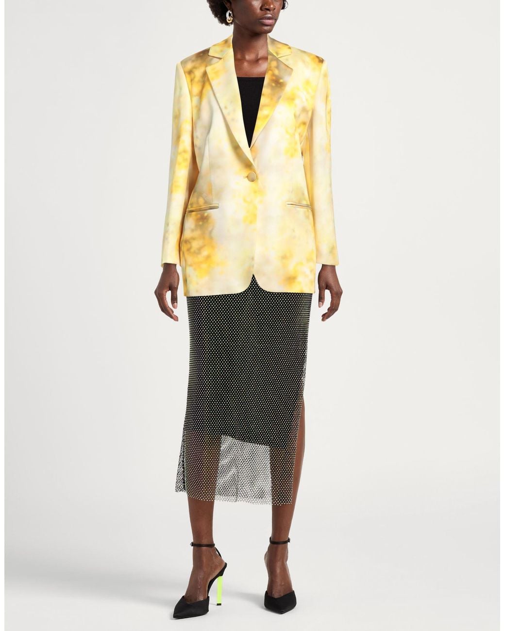 Pinko Yellow Blazer Viscose