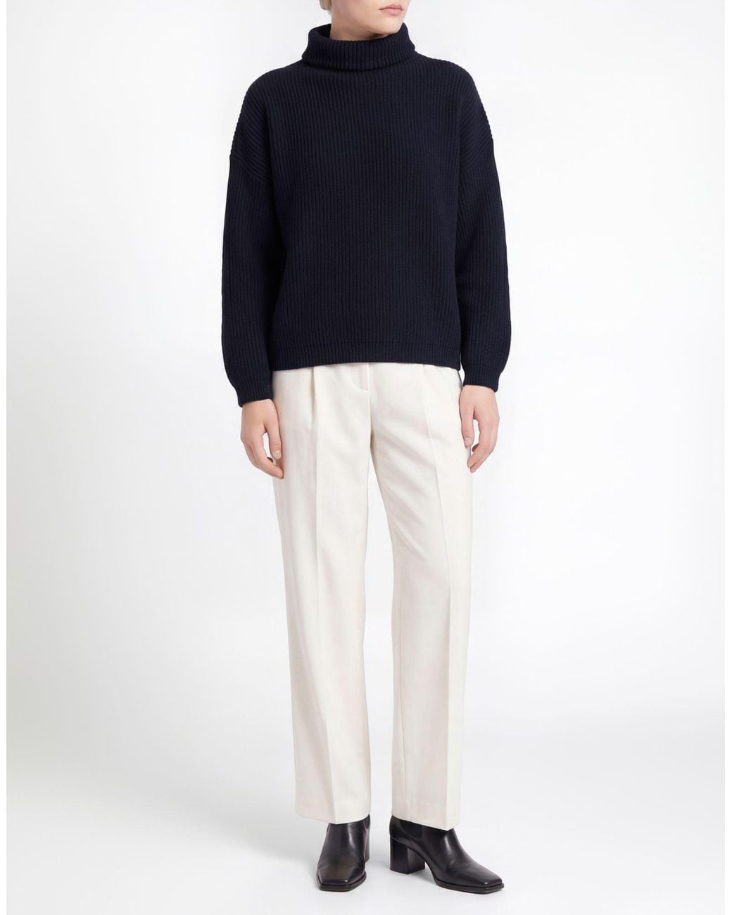 Aragona Blue Turtleneck